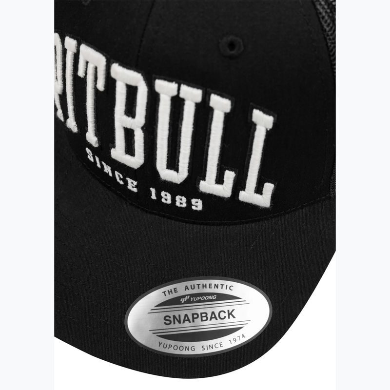 Czapka z daszkiem męska Pitbull Mesh "Pitbull Norton" Trucker Low Profile black/black 4