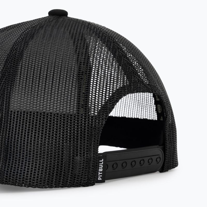 Czapka z daszkiem męska Pitbull SO.CAL. Retro Trucker black/black/white 4