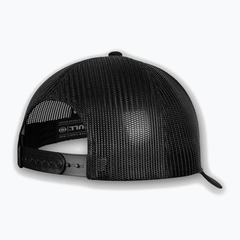 Czapka z daszkiem męska Pitbull "SO.CAL.” Retro Trucker black/black/white 2
