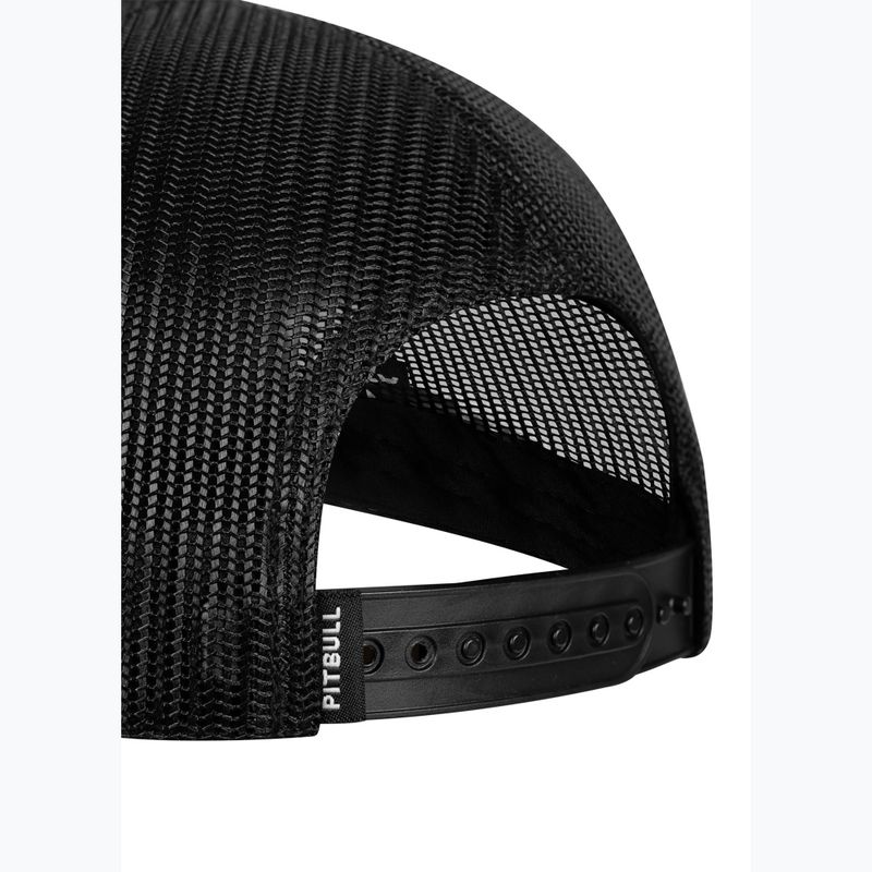 Czapka z daszkiem męska Pitbull "SO.CAL.” Retro Trucker black/black/white 6