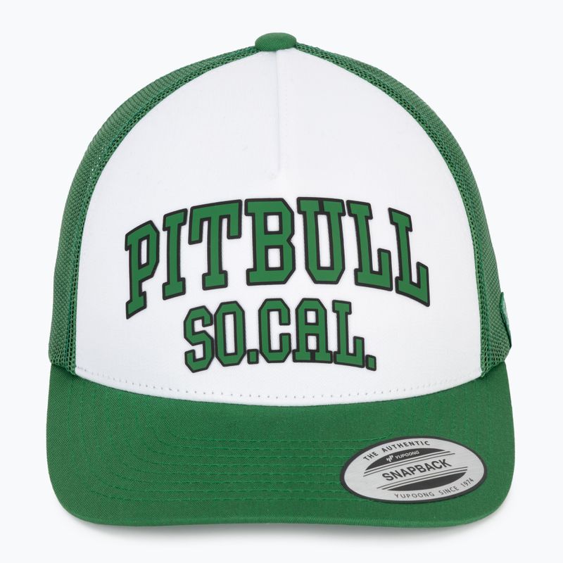 Czapka z daszkiem męska Pitbull SO.CAL. Retro Trucker green/white 2