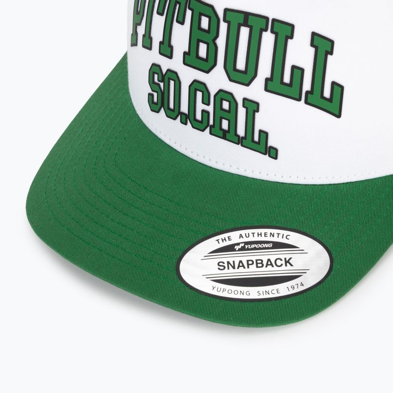 Czapka z daszkiem męska Pitbull SO.CAL. Retro Trucker green/white 3