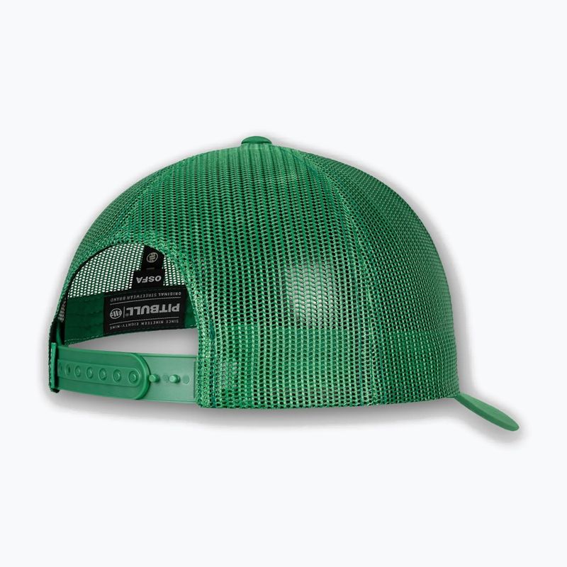 Czapka z daszkiem męska Pitbull "SO.CAL.” Retro Trucker green/white 2