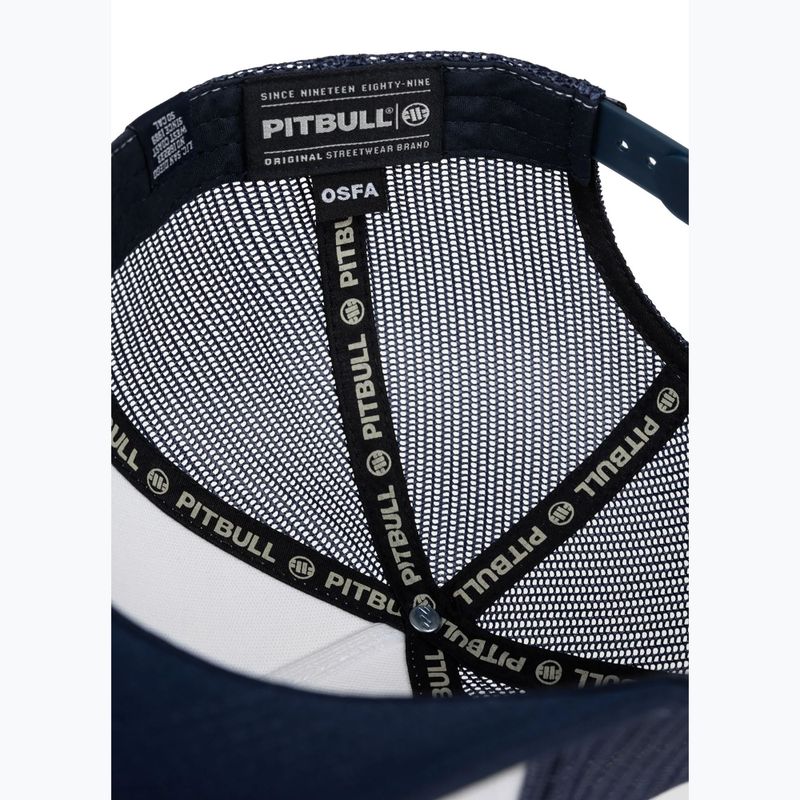 Czapka z daszkiem męska Pitbull "SO.CAL.” Retro Trucker black/white 6
