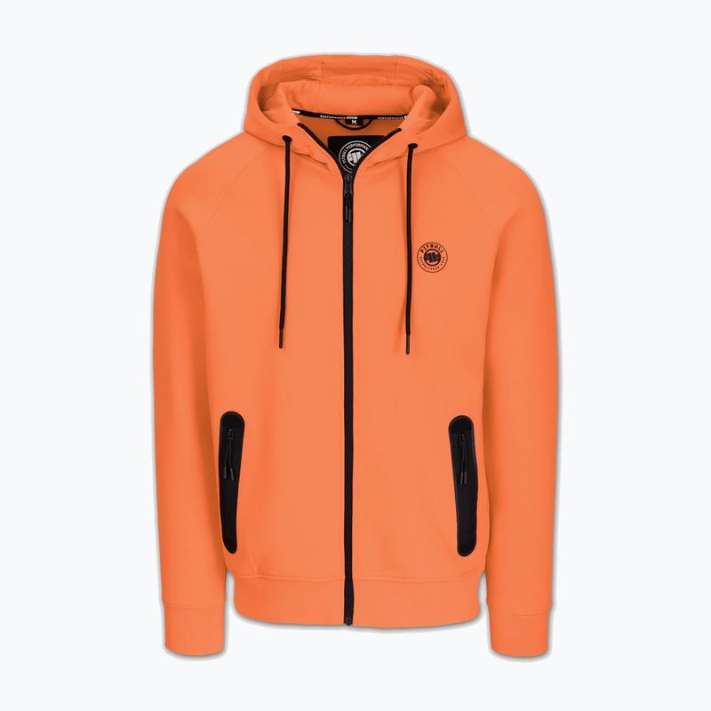 Bluza męska Pitbull Dogwood Hooded Zip Sweatshirt fluo orange 5