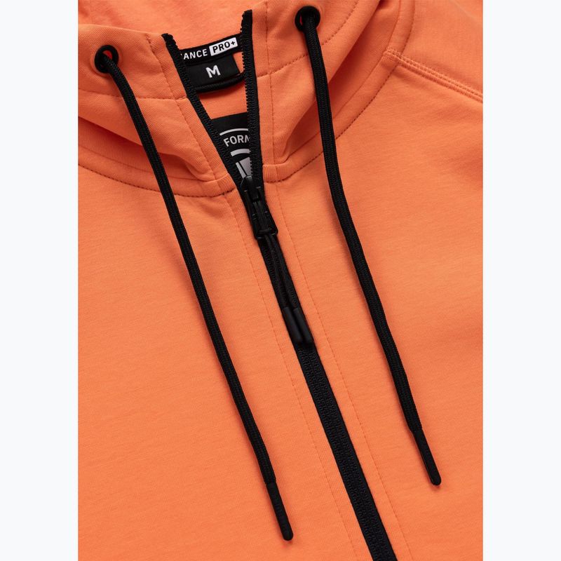 Bluza męska Pitbull Dogwood Hooded Zip Sweatshirt fluo orange 7
