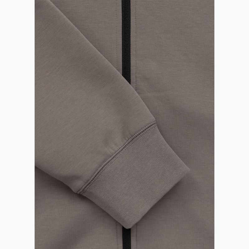 Bluza męska Pitbull Dogwood Hooded Zip Sweatshirt taupe 11