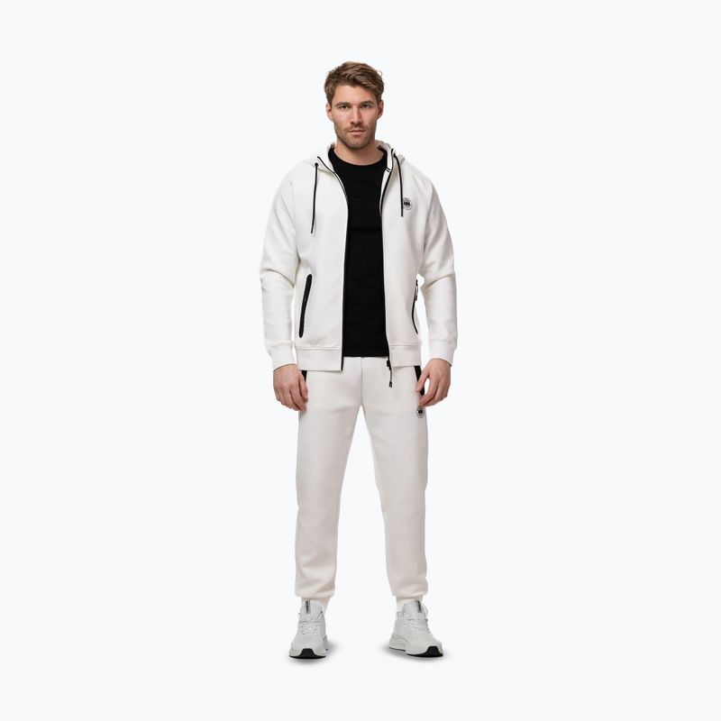 Bluza męska Pitbull Dogwood Hooded Zip Sweatshirt off white 2