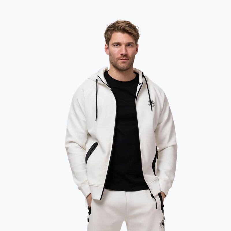 Bluza męska Pitbull Dogwood Hooded Zip Sweatshirt off white 4