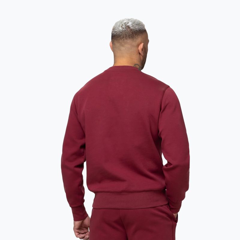 Bluza męska Pitbull Sampson Crewneck Sweatshirt burgundy 3