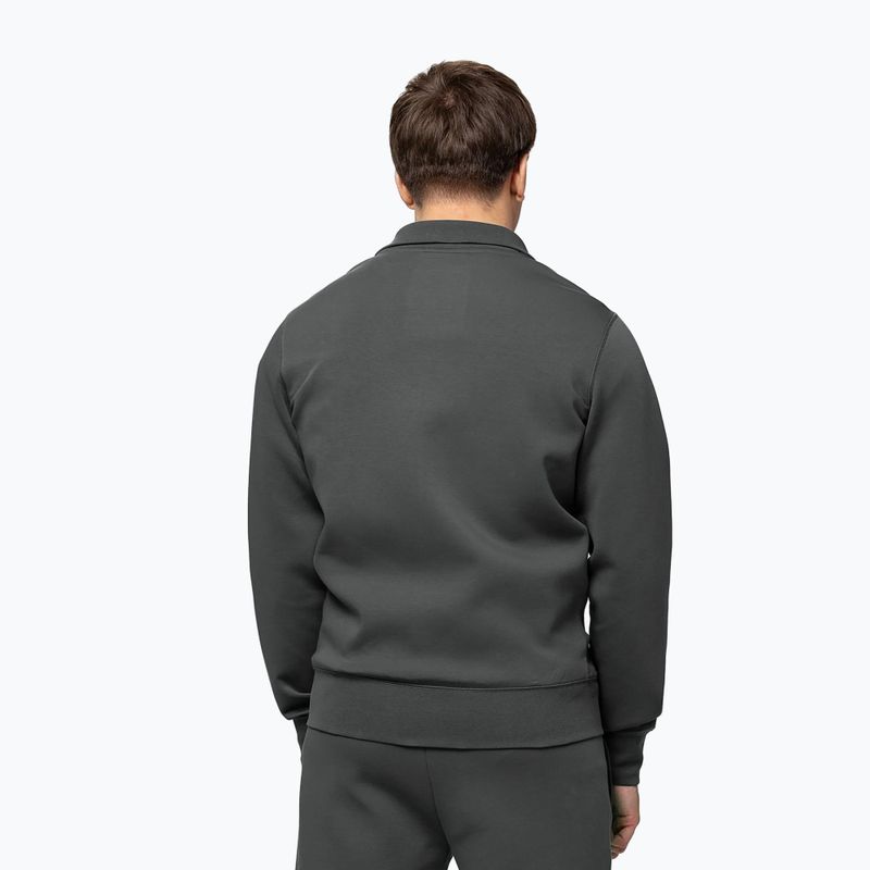 Bluza męska Pitbull Sampson Zip grey/green 3