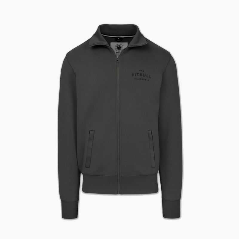 Bluza męska Pitbull Sampson Zip grey/green 5