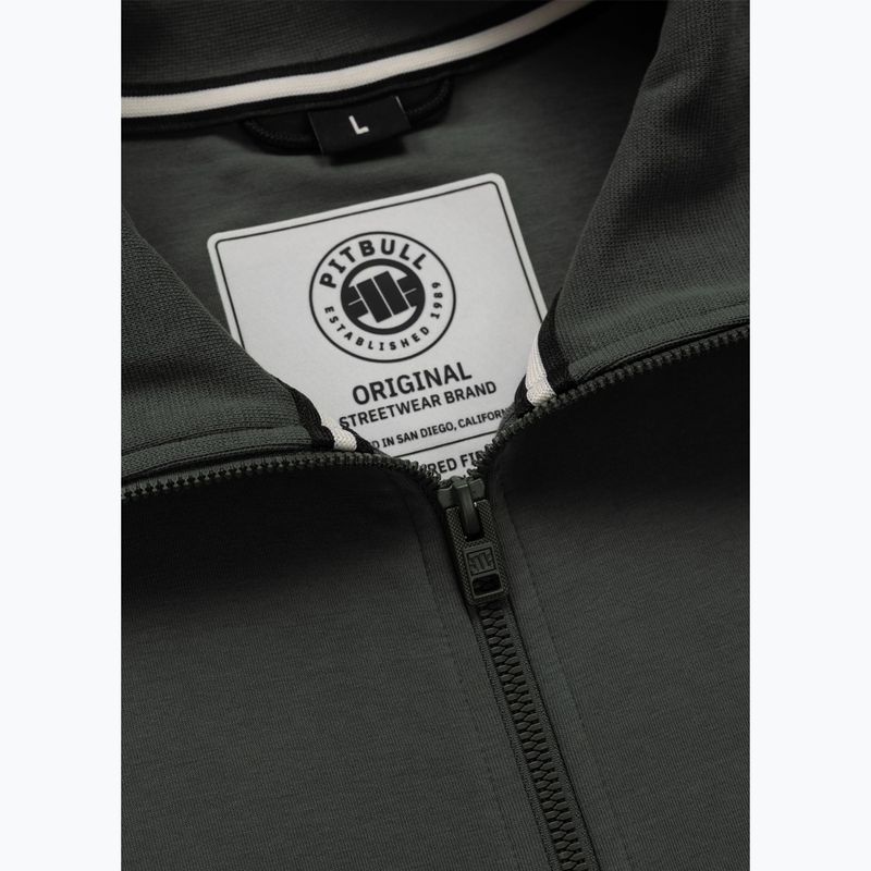 Bluza męska Pitbull Sampson Zip grey/green 7