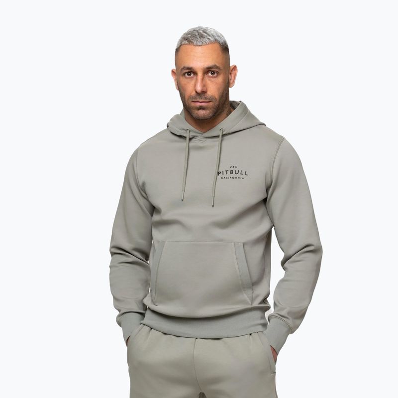Bluza męska Pitbull Sampson Hooded Sweatshirt grey/harbour