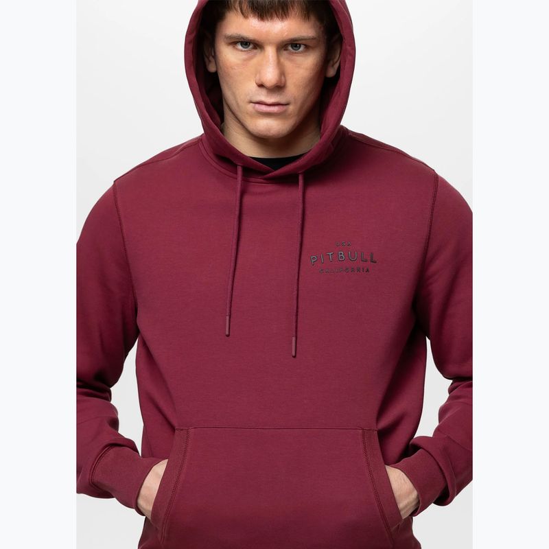 Bluza męska Pitbull Sampson Hooded Sweatshirt burgundy 6