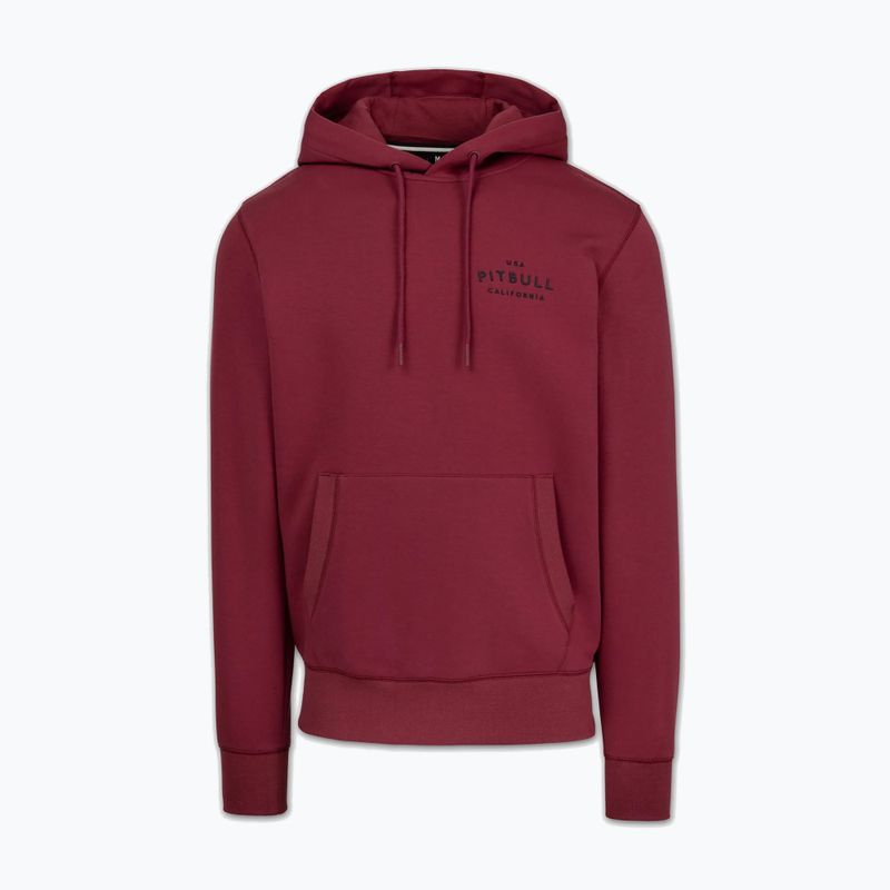 Bluza męska Pitbull Sampson Hooded Sweatshirt burgundy 7