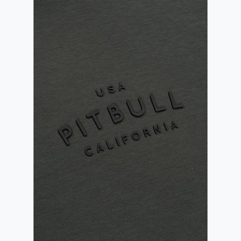 Bluza męska Pitbull Sampson Hooded Zip Sweatshirt grey/green 12