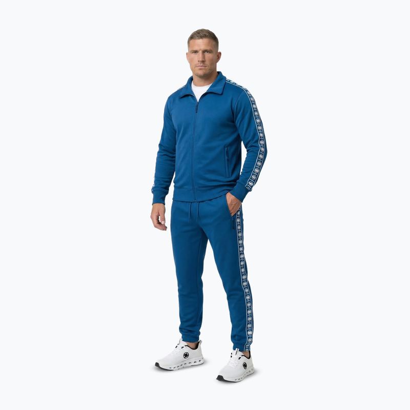 Bluza męska Pitbull Track Jacket Powers azure blue 2