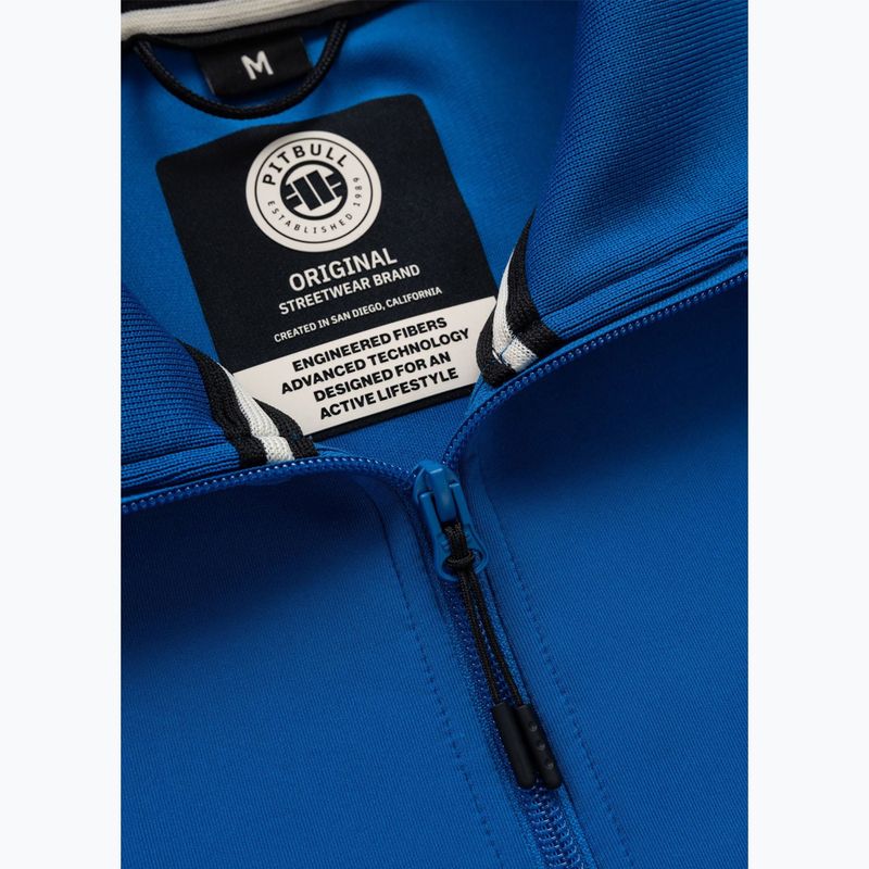 Bluza męska Pitbull Track Jacket Powers azure blue 5