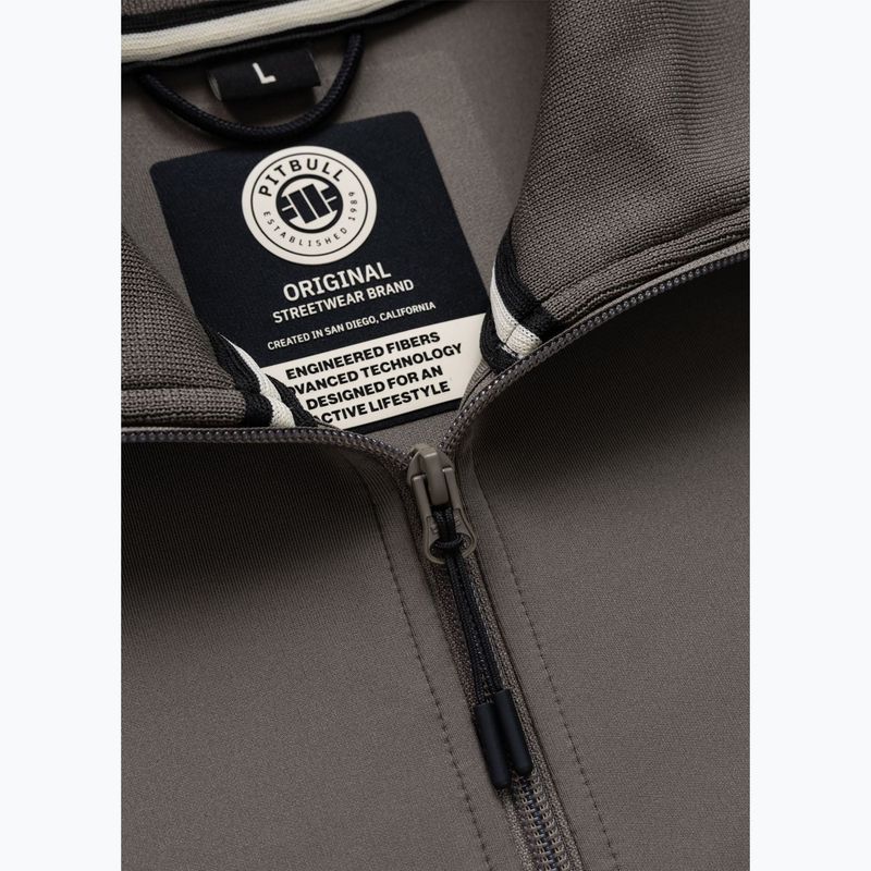 Bluza męska Pitbull Track Jacket Powers taupe 7
