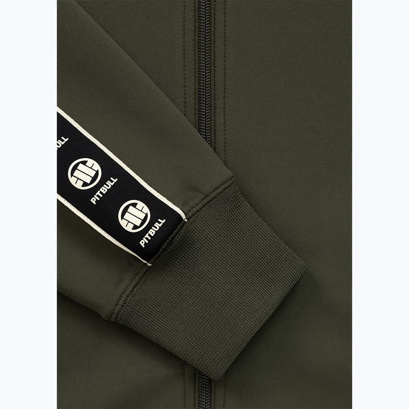 Bluza męska Pitbull Track Jacket Powers old green 6