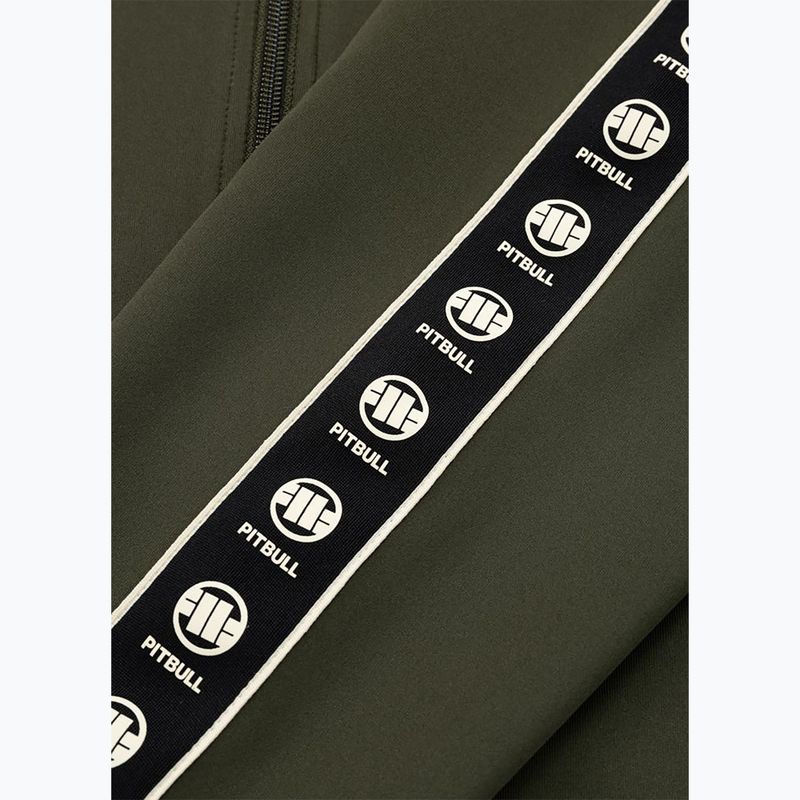 Bluza męska Pitbull Track Jacket Powers old green 7