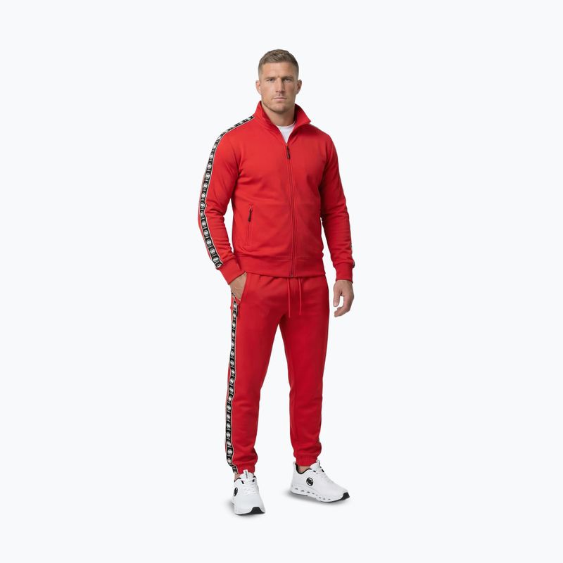 Spodnie męskie Pitbull Track Powers fluo/red 2