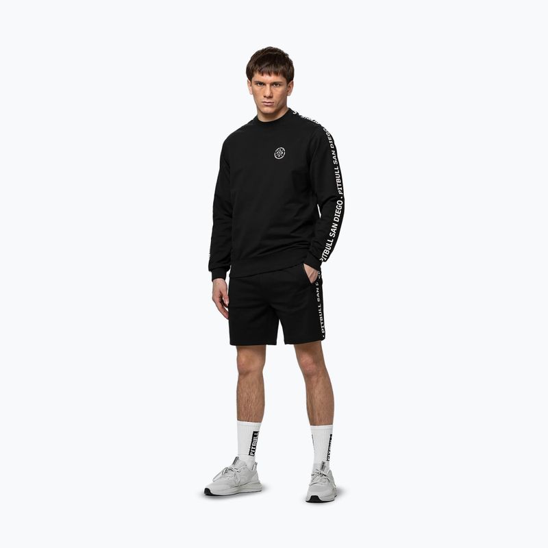 Bluza męska Pitbull Tape Parker Crewneck black 2