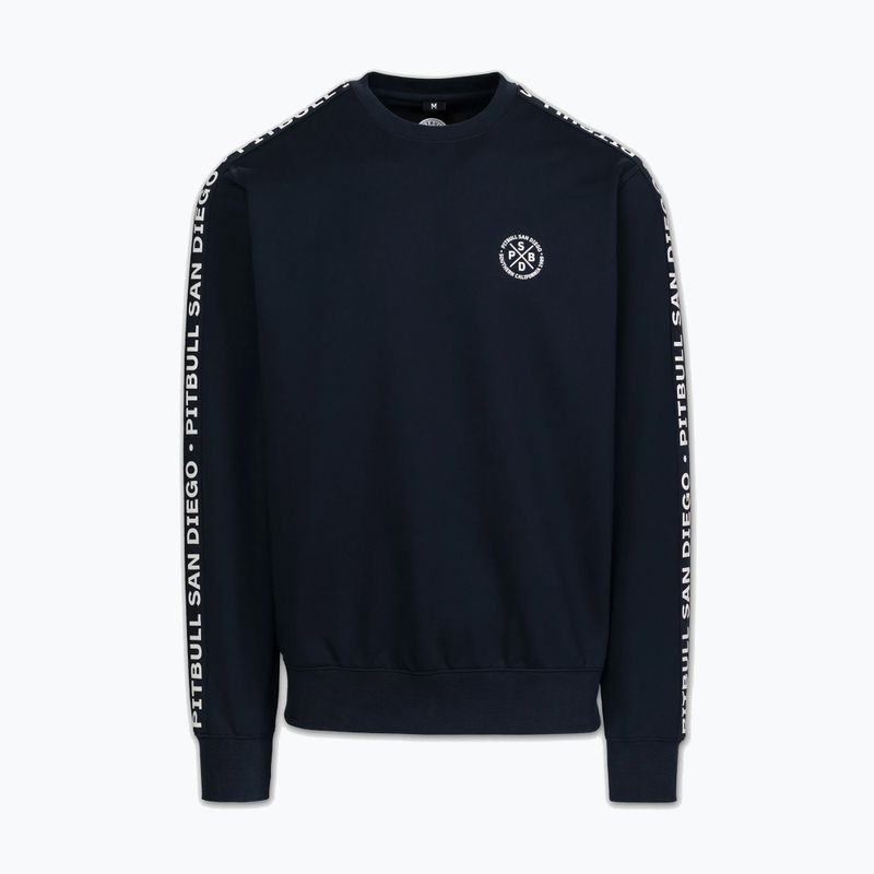 Bluza męska Pitbull Tape Parker Crewneck dark navy 4