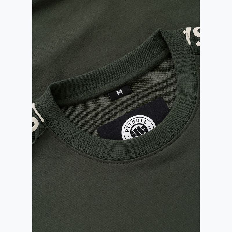 Bluza męska Pitbull Tape Parker Crewneck old green 7