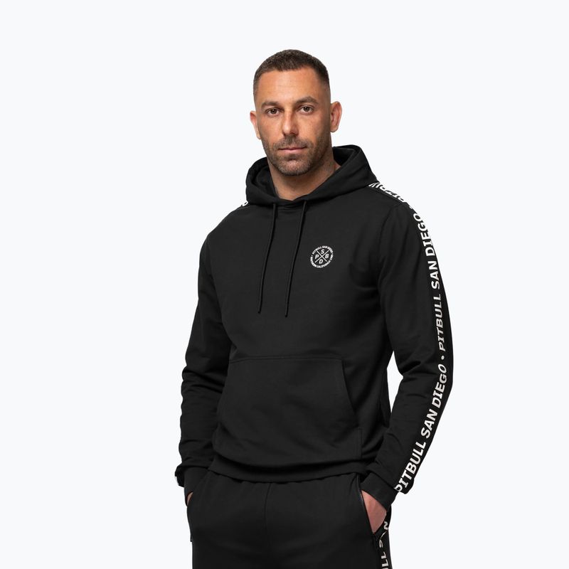 Bluza męska Pitbull Tape Parker Hooded black 4