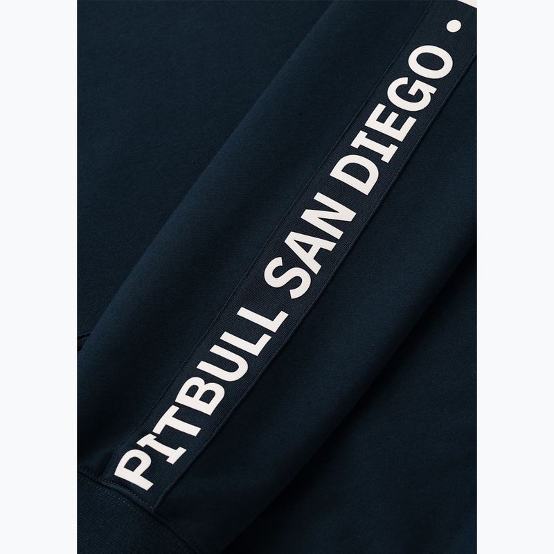 Bluza męska Pitbull Tape Parker Hooded dark navy 9
