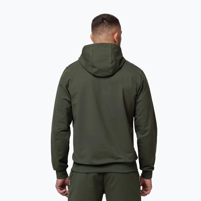 Bluza męska Pitbull Tape Parker Hooded old green 3