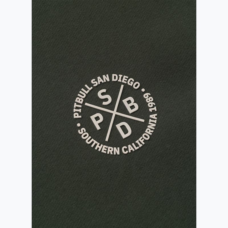 Bluza męska Pitbull Tape Parker Hooded old green 10