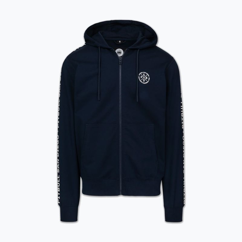 Bluza męska Pitbull Tape Parker Hooded Zip dark navy 5