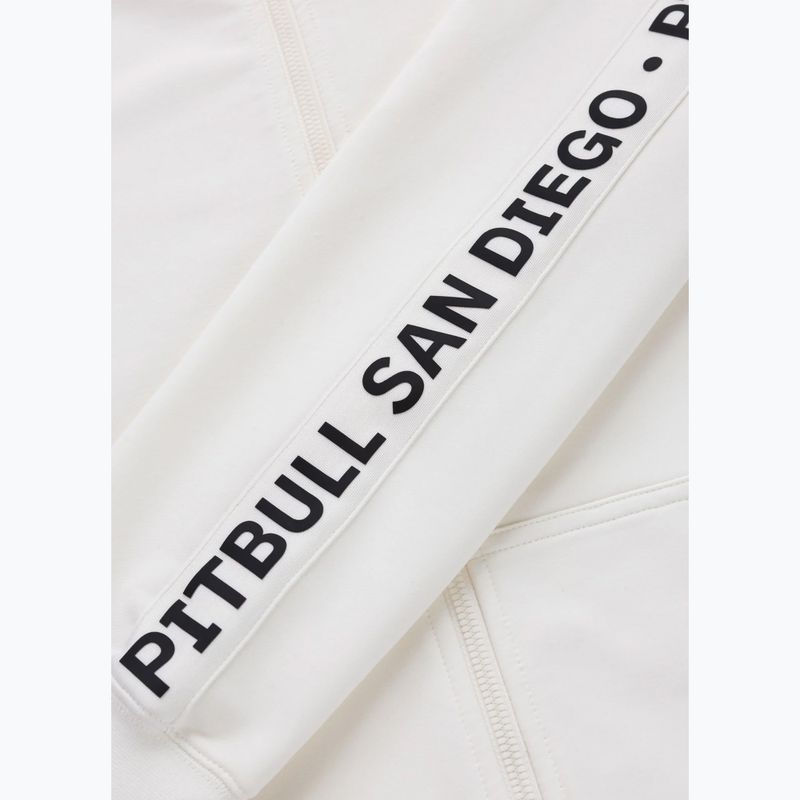 Bluza męska Pitbull Tape Parker Hooded Zip off white 8