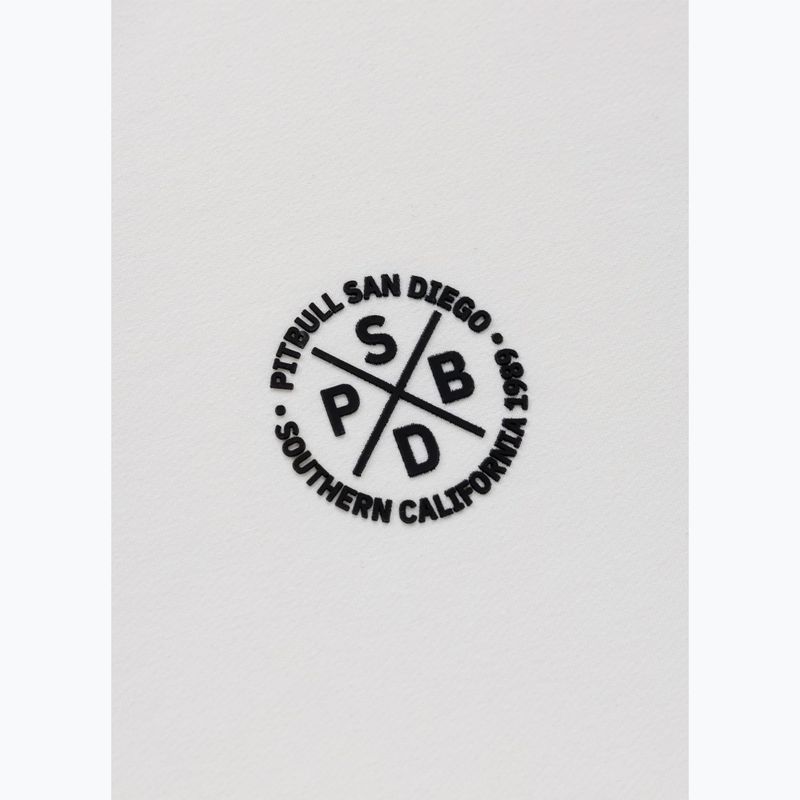 Bluza męska Pitbull Tape Parker Hooded Zip off white 10