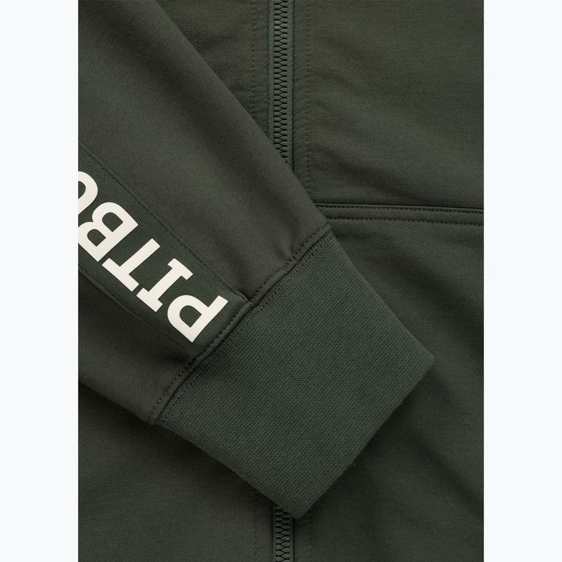 Bluza męska Pitbull Tape Parker Hooded Zip old green 10