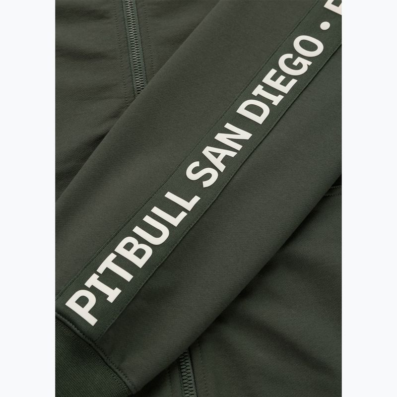 Bluza męska Pitbull Tape Parker Hooded Zip old green 11