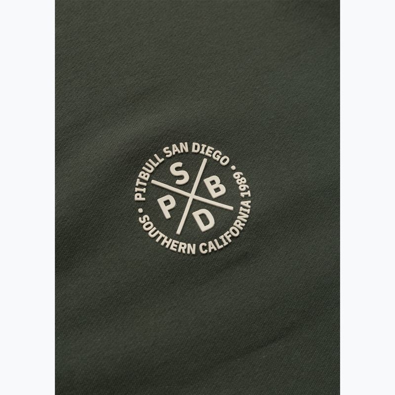 Bluza męska Pitbull Tape Parker Hooded Zip old green 13