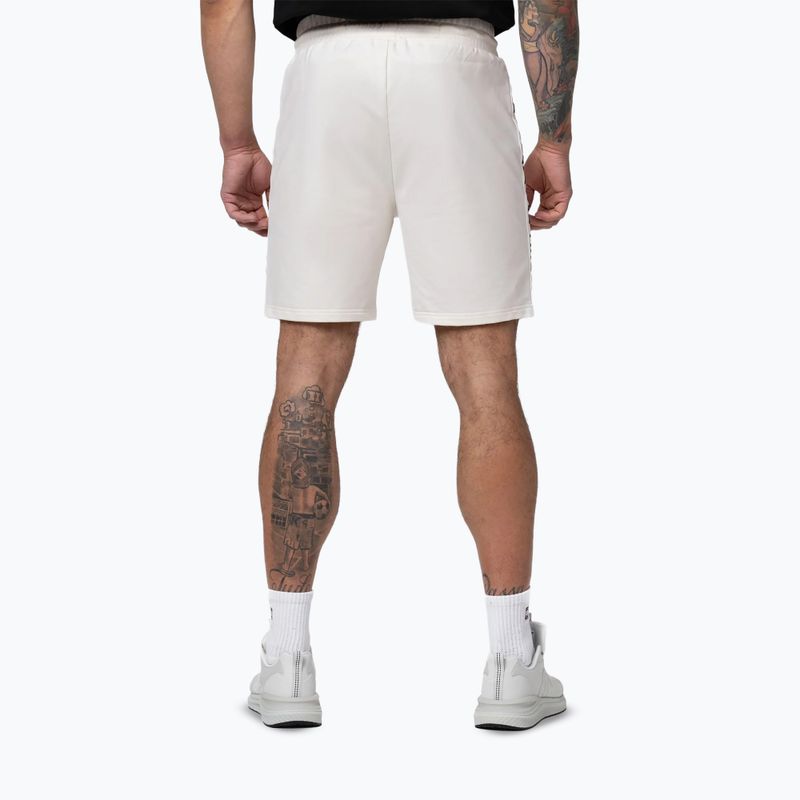 Spodenki męskie Pitbull Tape Parker off white 3