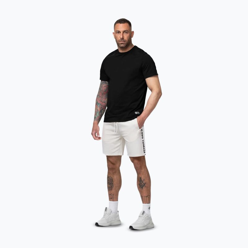 Spodenki męskie Pitbull Tape Parker off white 4