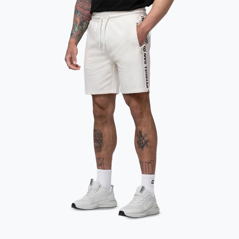 Spodenki męskie Pitbull Tape Parker off white 5