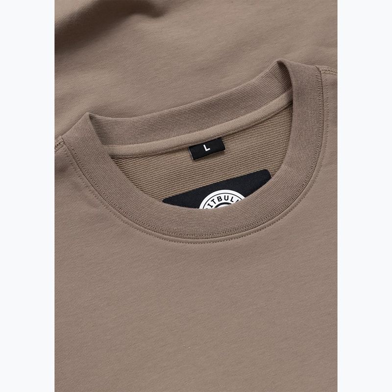 Bluza męska Pitbull Nugget Small Logo Crewneck brown savana 7