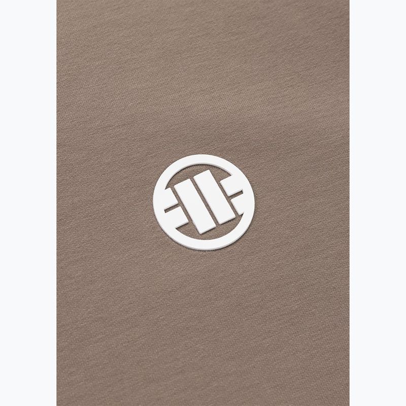 Bluza męska Pitbull Nugget Small Logo Crewneck brown savana 9