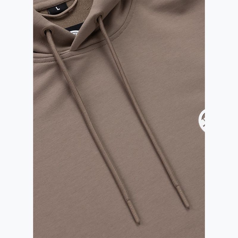 Bluza męska Pitbull Nugget Small Logo Hooded brown savana 7