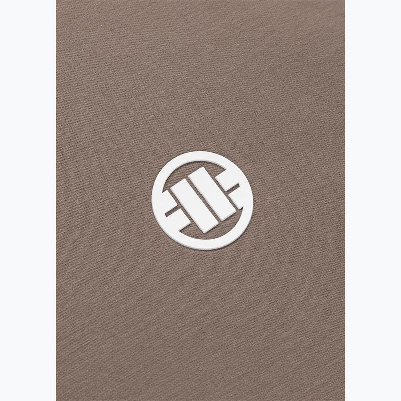 Bluza męska Pitbull Nugget Small Logo Hooded brown savana 10