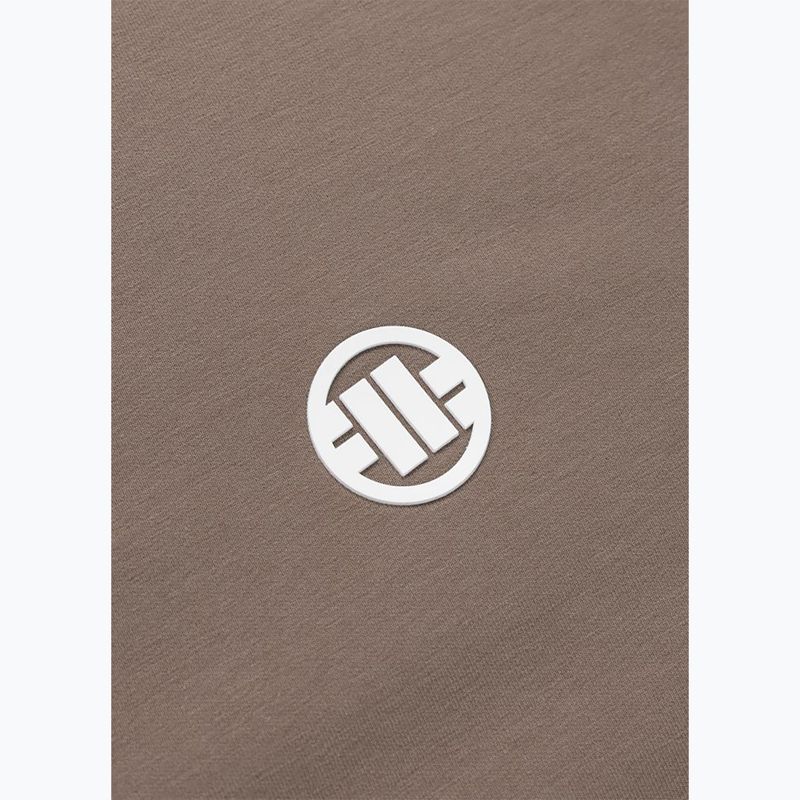 Bluza męska Pitbull Nugget Small Logo Hooded Zip brown savana 10