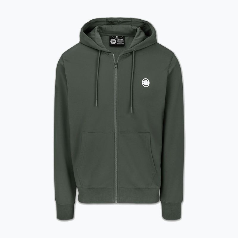 Bluza męska Pitbull Nugget Small Logo Hooded Zip sage green 5