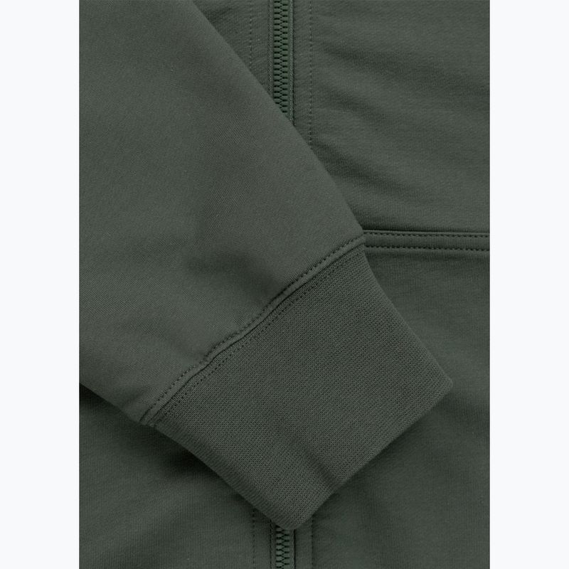 Bluza męska Pitbull Nugget Small Logo Hooded Zip sage green 8